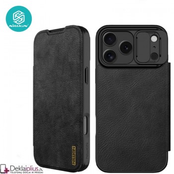 Nillkin Qin Pro odinis atverčiamas dėklas - juodas (Apple Iphone 17 Pro/Iphone 18 Pro) Nillkin Qin Pro odinis atverčiamas dėklas - juodas (Apple Iphone 17 Pro/Iphone 18 Pro)